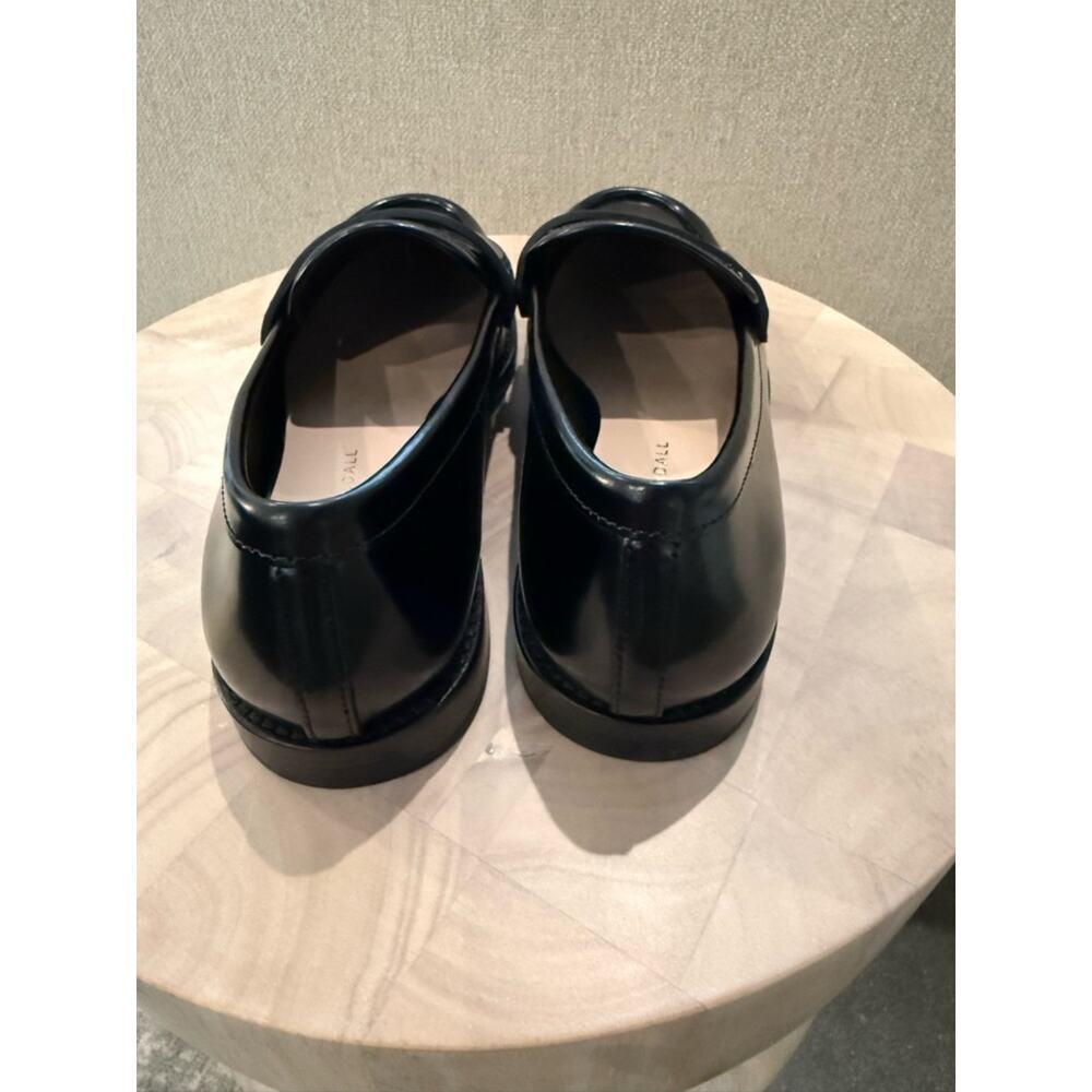 NEW Loeffler Randall Rachel Black Leather Loafers Size 7.5 - Picture 6 of 12